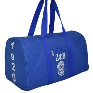 ΖΦΒ QUILTED  DUFFLE BAG