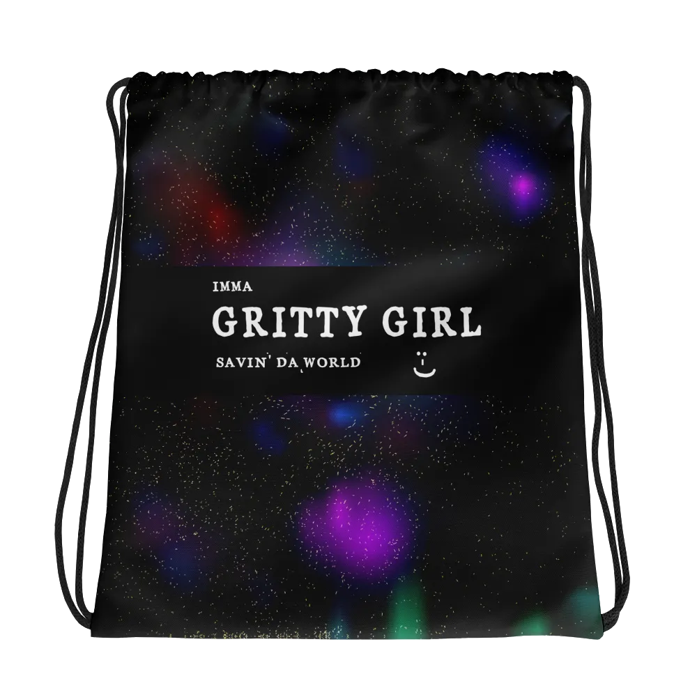 #0a409da0 - Gritty Girl Orb 291917 - ALTINO Draw String Bag - Gritty Girl Collection
