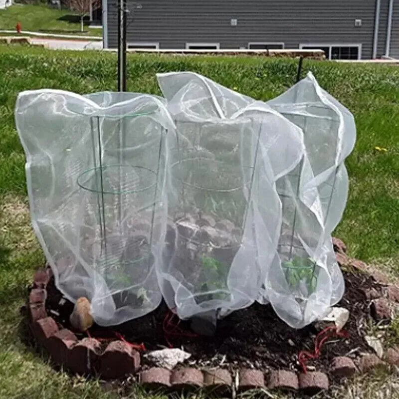 10/50X Fruit & Vegetable Protection Mesh Bags Insect-Proof