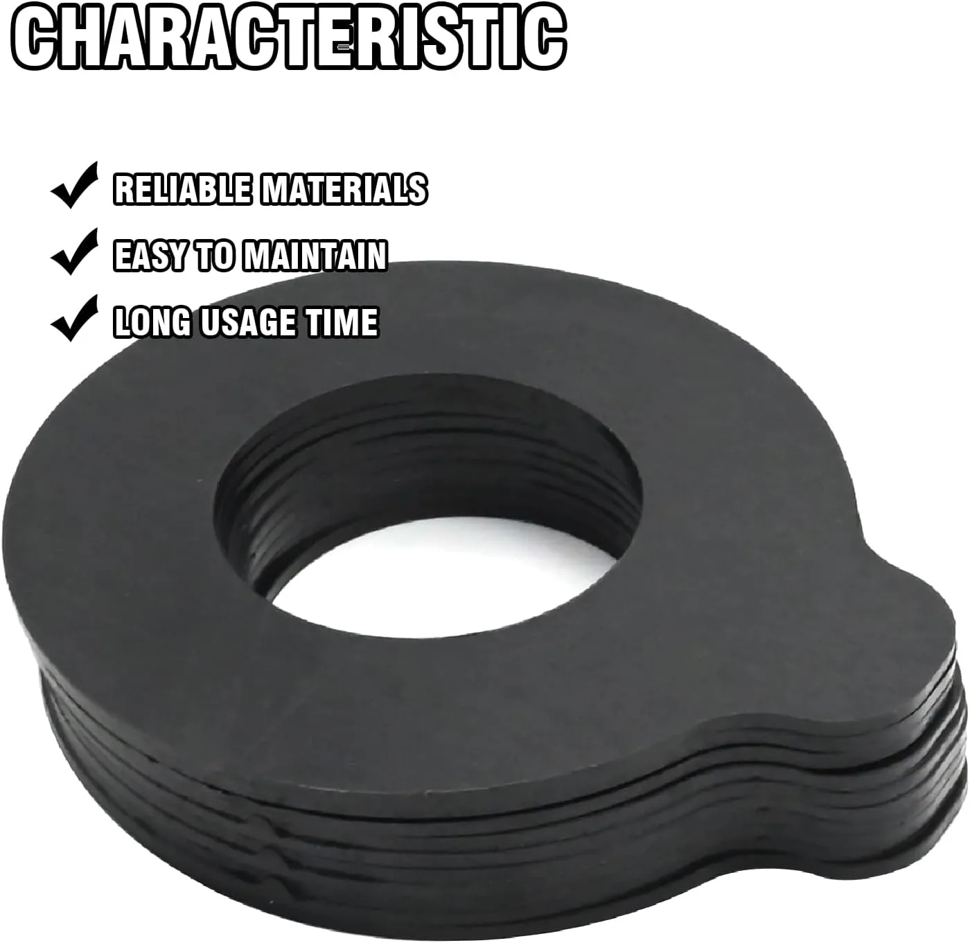 10PCS 65mm Excavator and Skid Steer 2mm Thickness Bucket Pin Shim Kit Replacement for Cat Deere Kobelco Hitachi Case