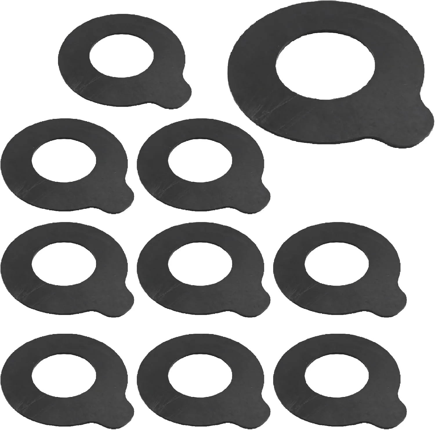 10PCS 65mm Excavator and Skid Steer 2mm Thickness Bucket Pin Shim Kit Replacement for Cat Deere Kobelco Hitachi Case