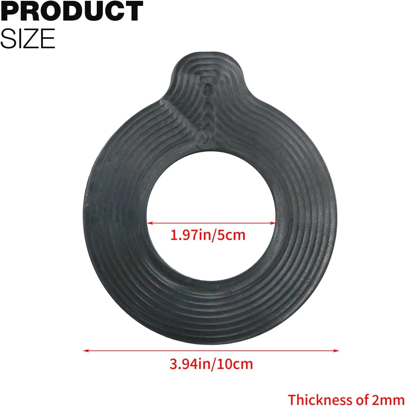 10PCS Excavator and Skid Steer 2mm Thickness Bucket Pin Shim Kit Replacement for Takeuchi Komatsu Cat Kubota Takeuchi Komatsu (50mm)