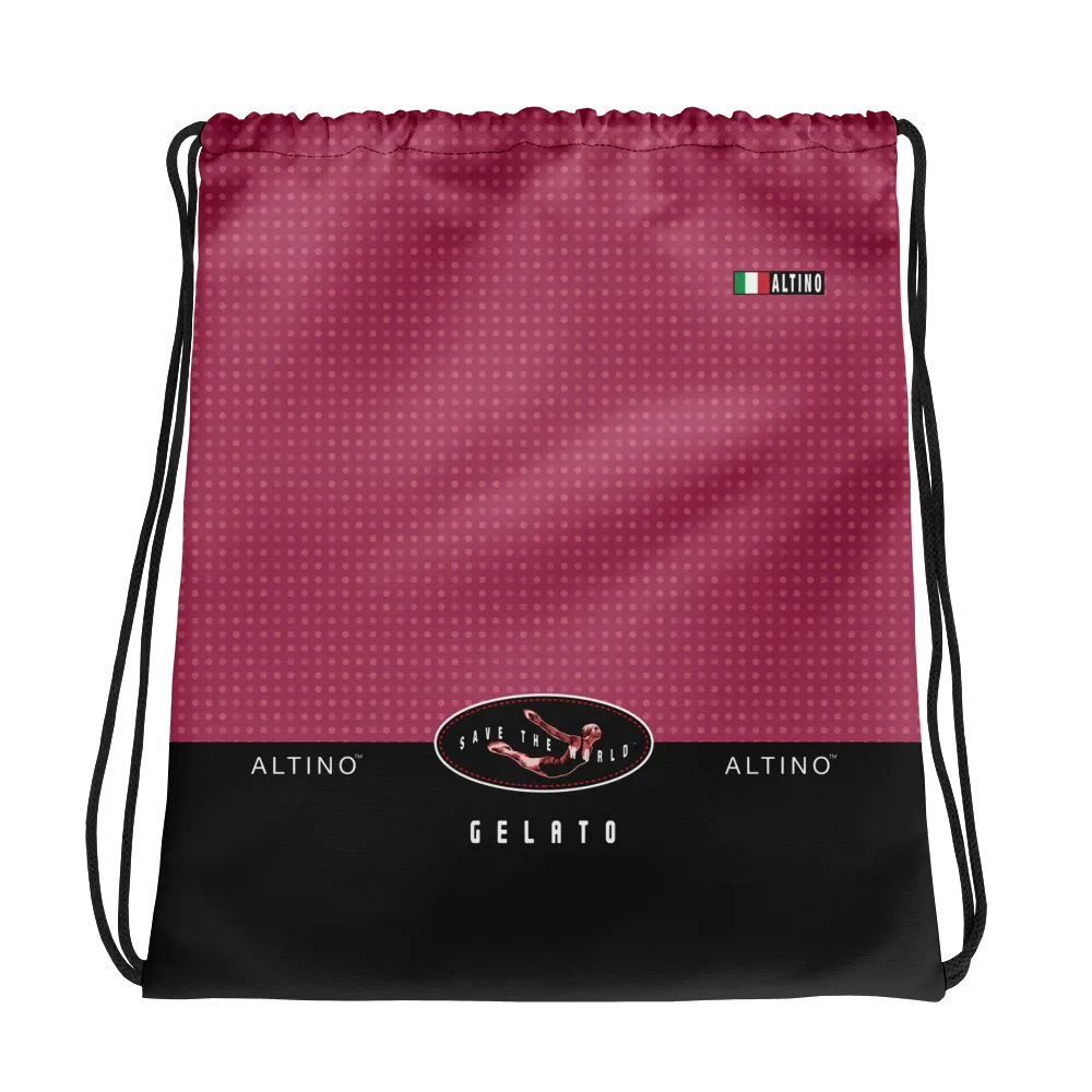 #130380a0 - Plum Peppermint Sorbet - ALTINO Draw String Bag - Gelato Collection