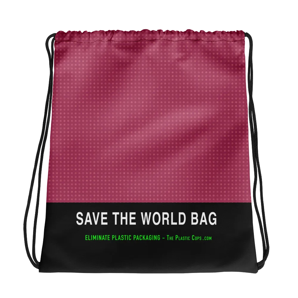 #130380a0 - Plum Peppermint Sorbet - ALTINO Draw String Bag - Gelato Collection