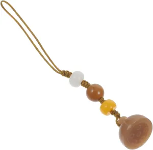1Pc Seedpod Lanyard for Keychains USB Drives Lightweight Hanging Belt for Phones Jade Seedpod Pendant Charm for Preventing Loss Damage Cute Accessory for Bags