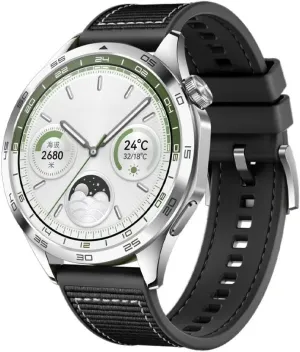 22mm Composite Silicone Strap For Huawei Watch GT4 46mm Nylon Braided Bracelet Band For Huawei Watch 4/3/GT4-3-2 Pro Belt