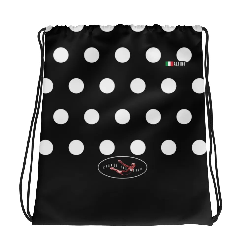 #25baeca0 - ALTINO Draw String Bag - Noir Collection