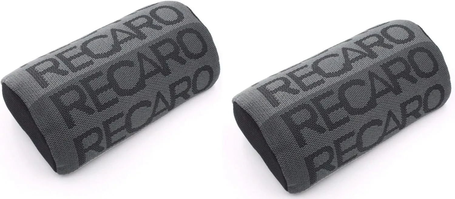 2PC JDM Recaro Racing Gradation For Car Seat Neck Rest Headrest pillow Fabric bucket seat material