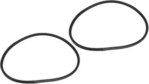 2pcs 26" Black Rubber Vee-Belt Driving Belt Compatible for Z4113 Small Bench Drill Press K660 K26