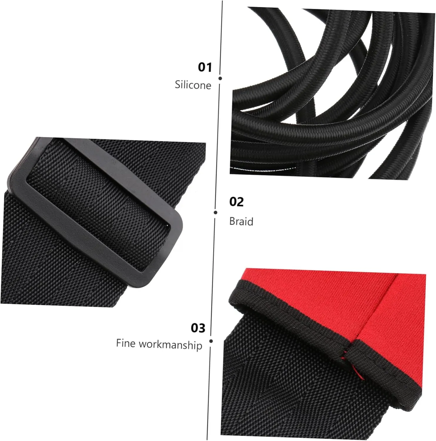 2pcs Elastic Rope Swim Resistance Equipment Swimming Bungee Cord Set Swimming Pool Training Belt Resistance Leash Swim Training Belt Aldult Red Belt Swimming Belts