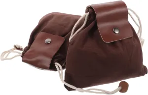 2pcs Fruit Bag for Outdoor Foraging Waist Pouch Big Pocket for Mushroom Hunting Garden Tools