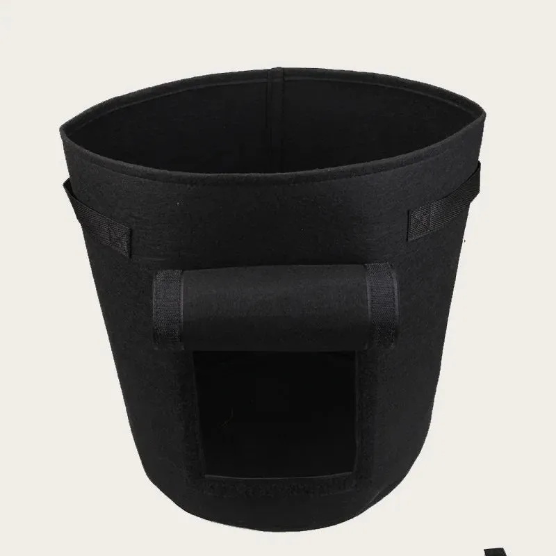 3PCS Felt Plant Grow Bags Nonwoven Fabric Garden Potato Pot Greenhouse Vegetable Growing Bags Moisturizing Vertical Tools