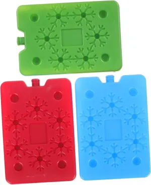 3Pcs Portable Ice Packs for Coolers and Lunch Bags Reusable Freezer Packs for Camping Lightweight and Convenient for Food Preservation and Daily Use