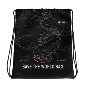 #4c5dcea0 - ALTINO Draw String Bag - Noir Collection