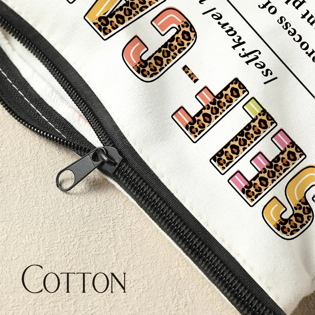 5 PCS Self Care Gifts Inspirational Gifts for Women Positive Affirmations Makeup Bag Motivational Gifts Encouragement Gifts for Women Female Sister Friend Christmas Cosmetic Bag Travel Toiletry Bag