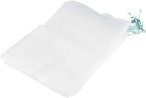 50pcs Fruit Protection Bags | Nylon Mesh Drawstring Bags for Tomatoes/Grapes/Orchard Fruits | Garden Protection Tool | Breathable Design for Plant Growth (30 * 20cm)