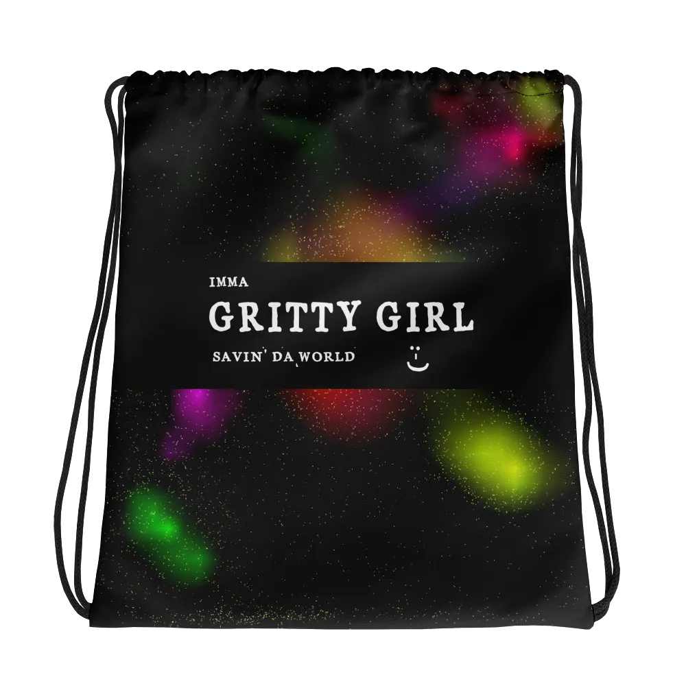 #7411e7a0 - Gritty Girl Orb 531423 - ALTINO Draw String Bag - Gritty Girl Collection
