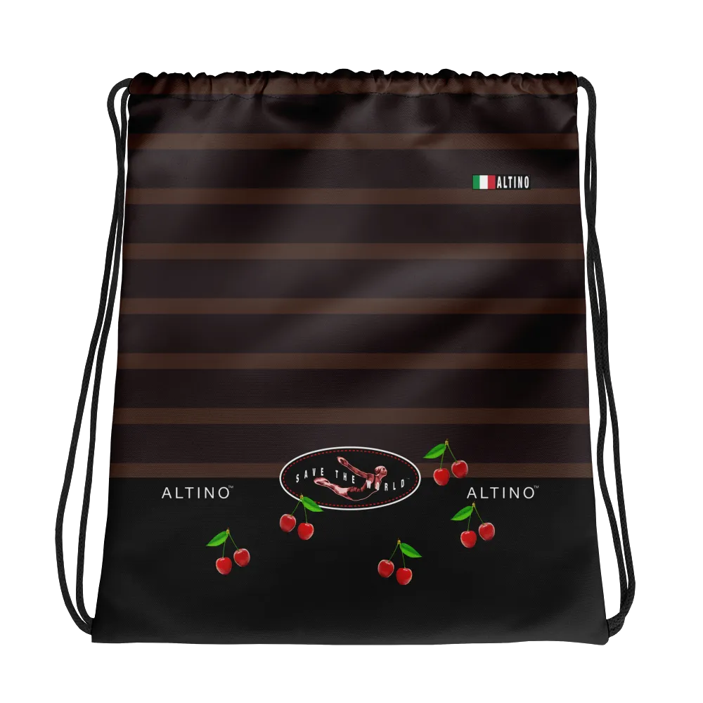 #7bcf9ca0 - Black Chocolate All Flavors Rumble - ALTINO Draw String Bag