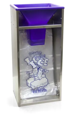 8 LB -10 LB Ice Bagger, Ice Bag Filler Stand, Ice Bagger for Ice Machine, Perfect for 8lbs -10lbs Ice Bags on Plastic or Metal Wicket -Designed for Convenience Store and Commercial Use- by Interplas