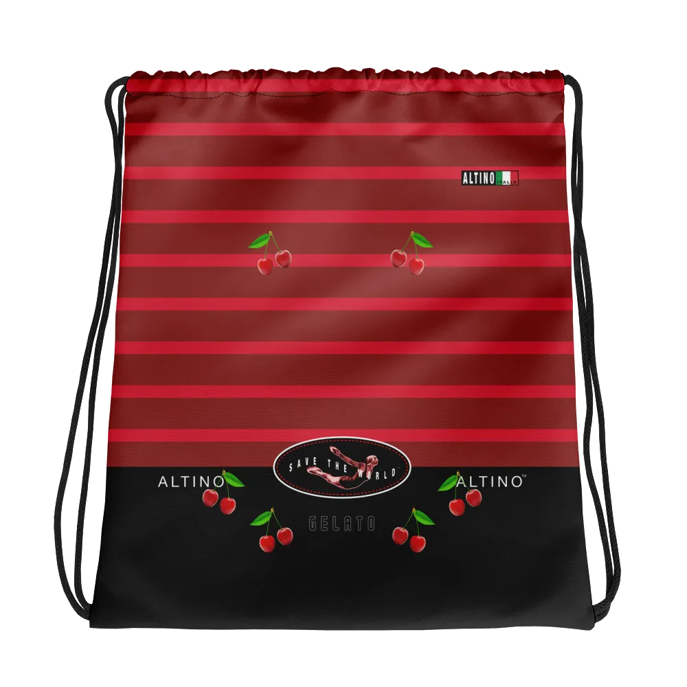 #851917a0 - Plum Cherry Red Raspberry Sorbet - ALTINO Draw String Bag