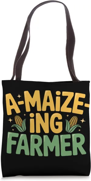 A-maize-ing Farmer Corn Farmer Tote Bag