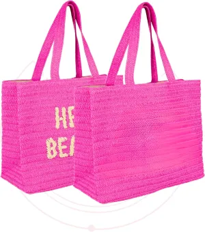 A Packable Beach Bag | The Straw Beach Tote Bag of 2025 | Beach Bags for Women Vacation | Large Beach Bag