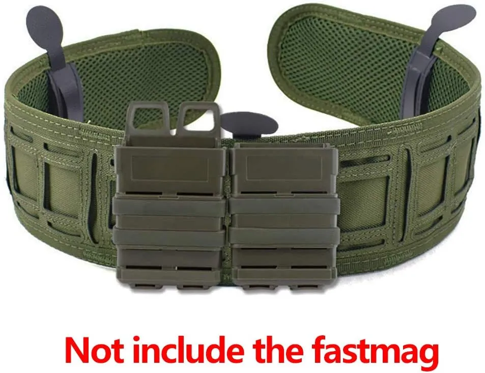 ACTIONUNION Tactical Battle Belt Set Airsoft Molle Belt Slim War Belt