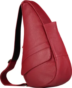 AmeriBag 15" Leather Crossbody Sling Healthy Back Bag