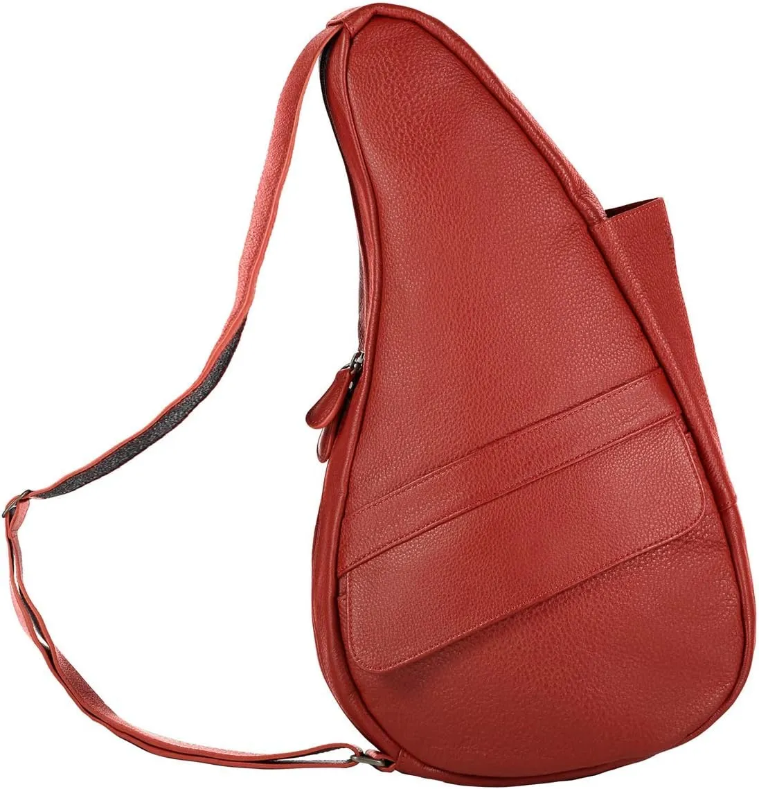 AmeriBag 17" Leather Crossbody Sling Healthy Back Bag
