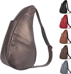 AmeriBag 17" Leather Crossbody Sling Healthy Back Bag