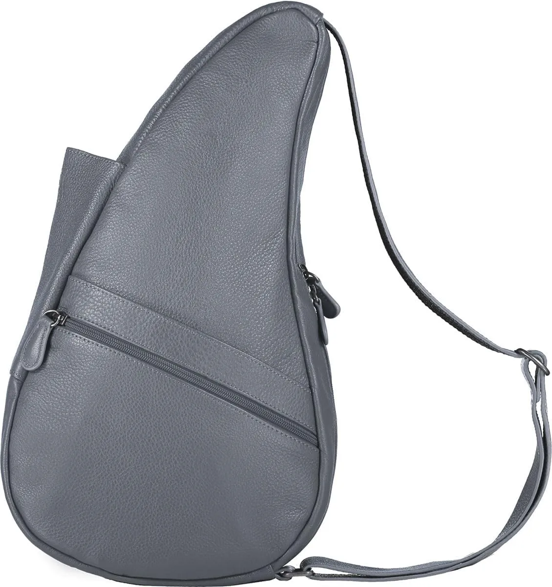 AmeriBag 17" Leather Crossbody Sling Healthy Back Bag