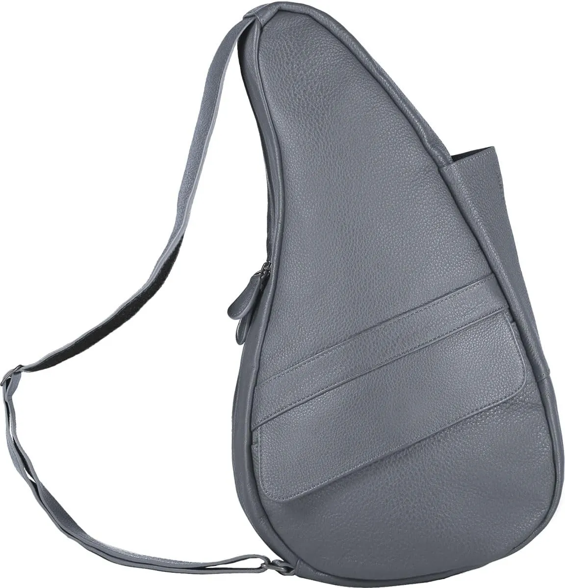 AmeriBag 17" Leather Crossbody Sling Healthy Back Bag