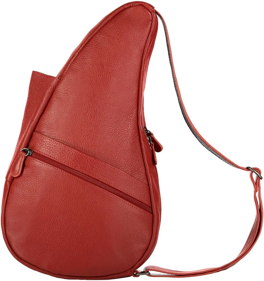 AmeriBag 17" Leather Crossbody Sling Healthy Back Bag