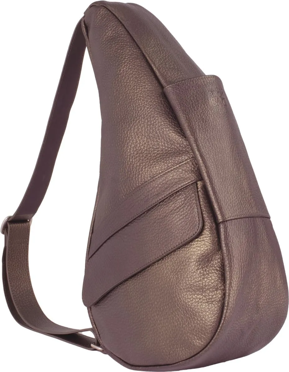 AmeriBag 17" Leather Crossbody Sling Healthy Back Bag