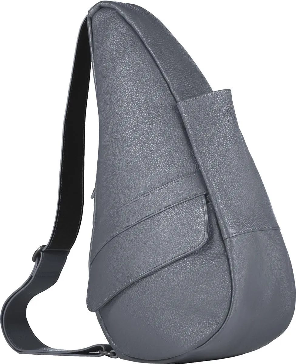 AmeriBag 17" Leather Crossbody Sling Healthy Back Bag