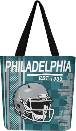 American Football City Canvas Tote Bag Football Sports Ball Game Travel Shopping Bag,Teen Rugby Helmet