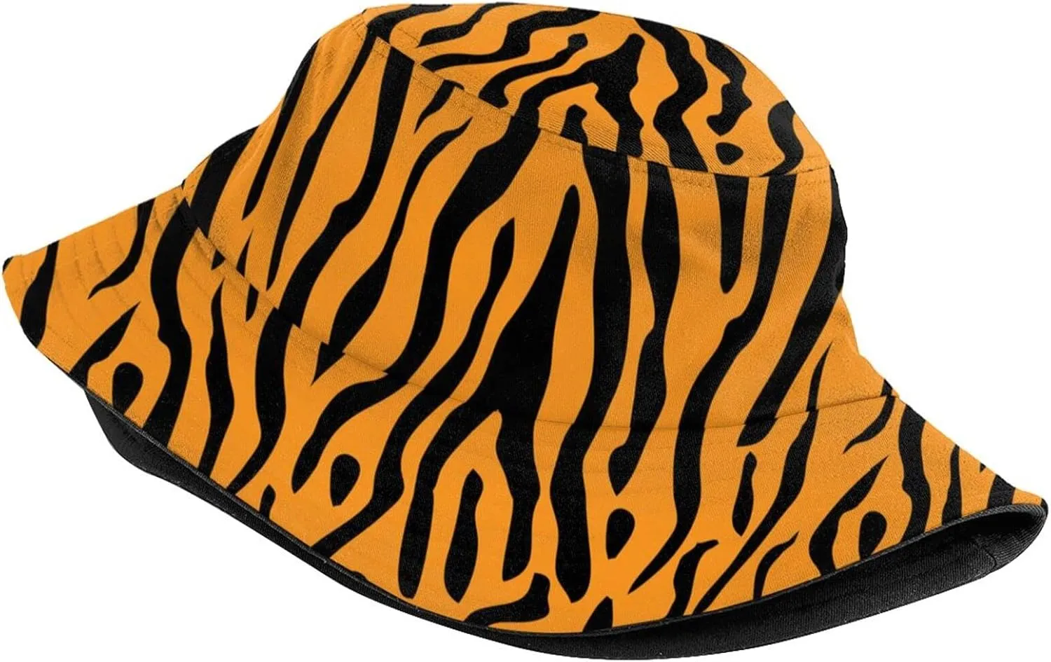 Animal Tiger Bucket Hats Fashion Sun Cap Packable Outdoor Cool Fisherman Hat for Women and Men