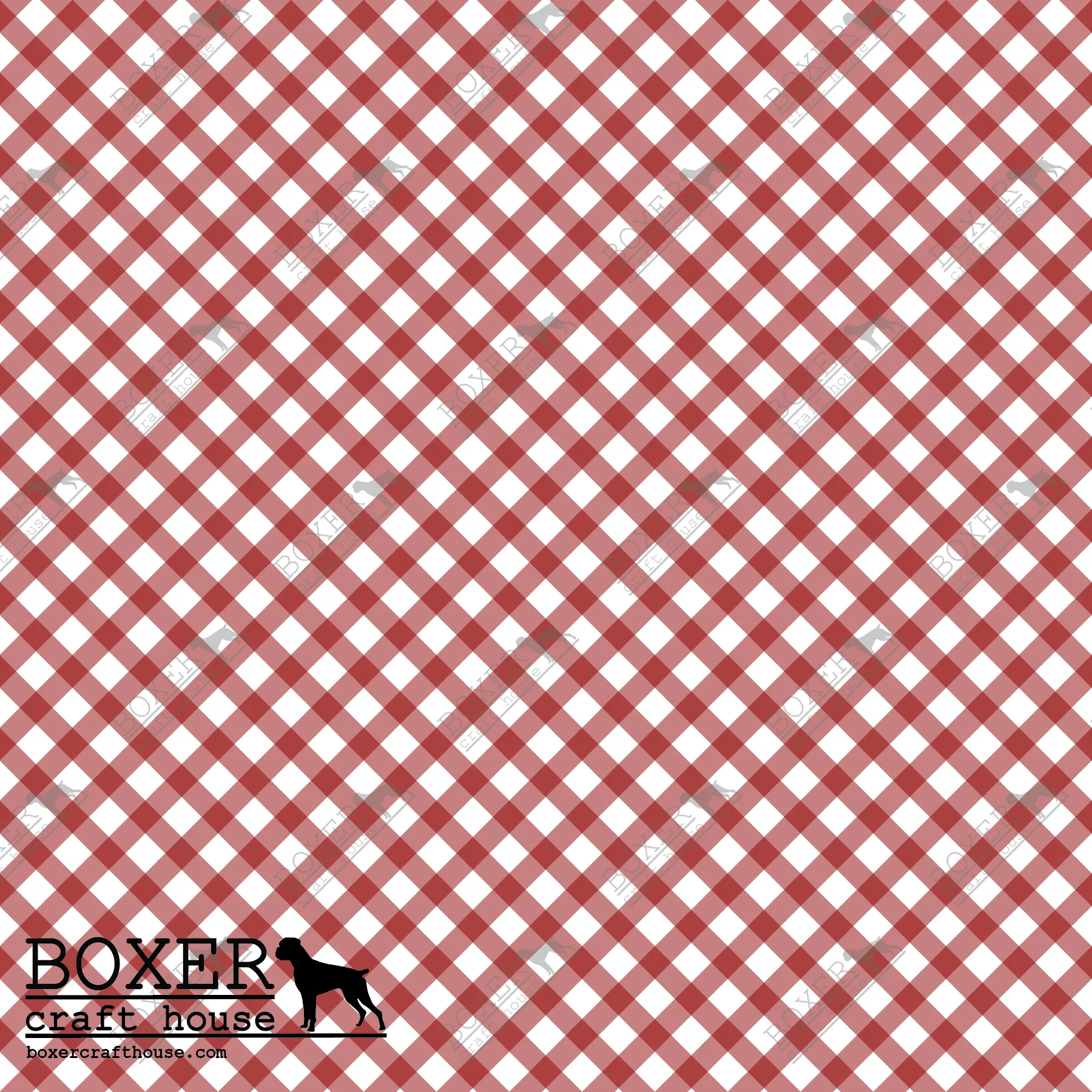 Autumn Harvest - Crosshatch Red