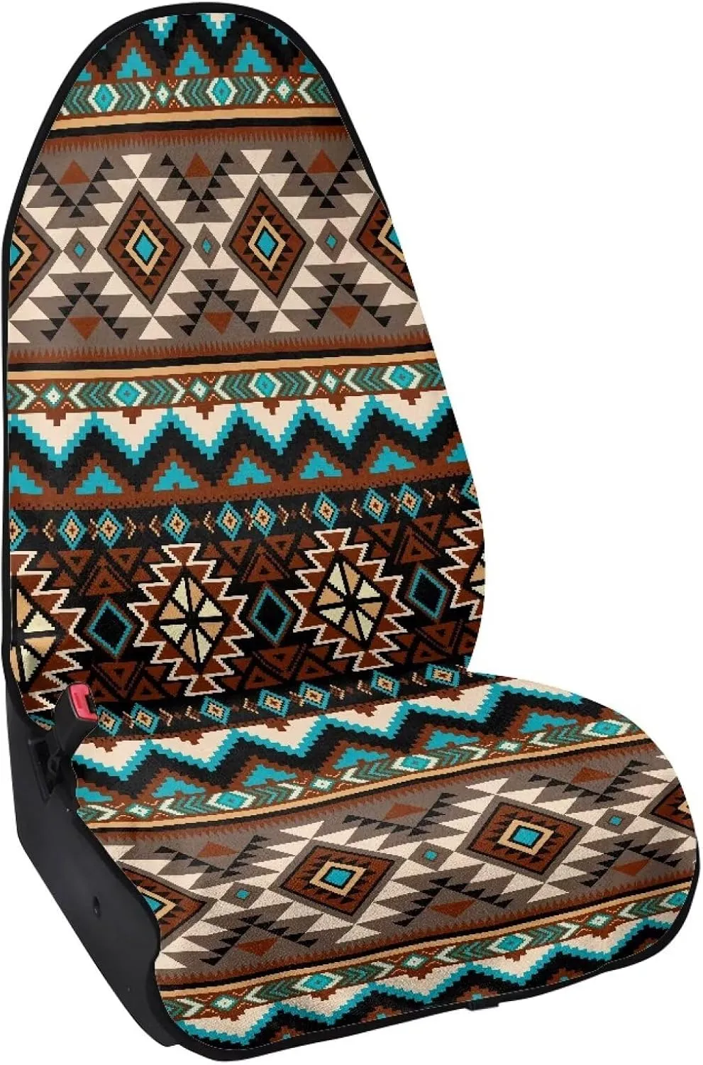 Aztec Car Seat Cover Front Seats Only Universal Fit Most Cars Anti-Slip Back Fabric Waterproof Bucket Towel Seat Covers for Trucks SUV Jeep