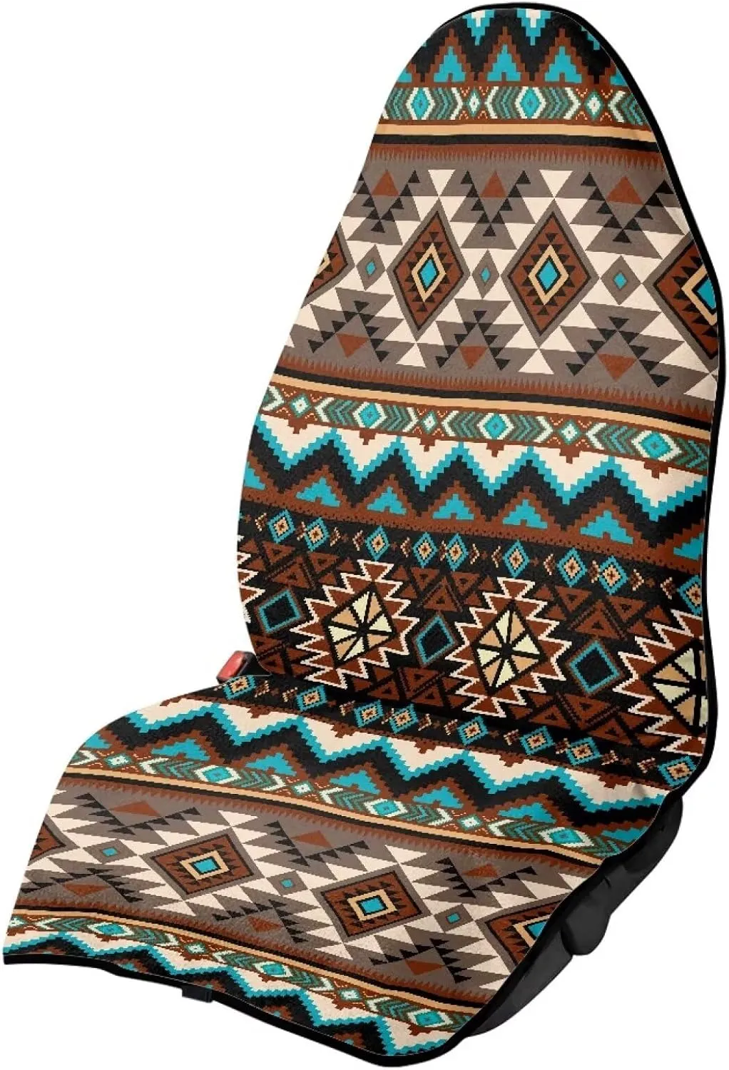 Aztec Car Seat Cover Front Seats Only Universal Fit Most Cars Anti-Slip Back Fabric Waterproof Bucket Towel Seat Covers for Trucks SUV Jeep