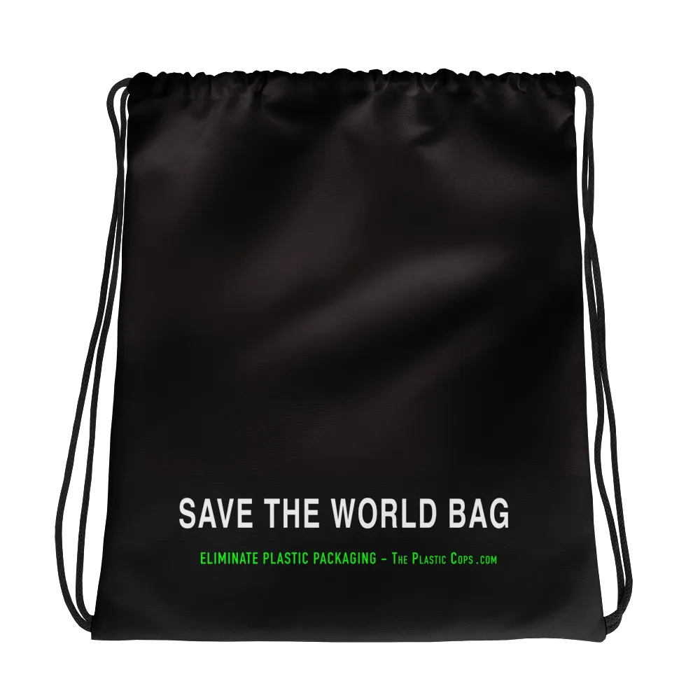 #bab087a0 - Black Chocolate All Flavors Rumble - ALTINO Draw String Bag