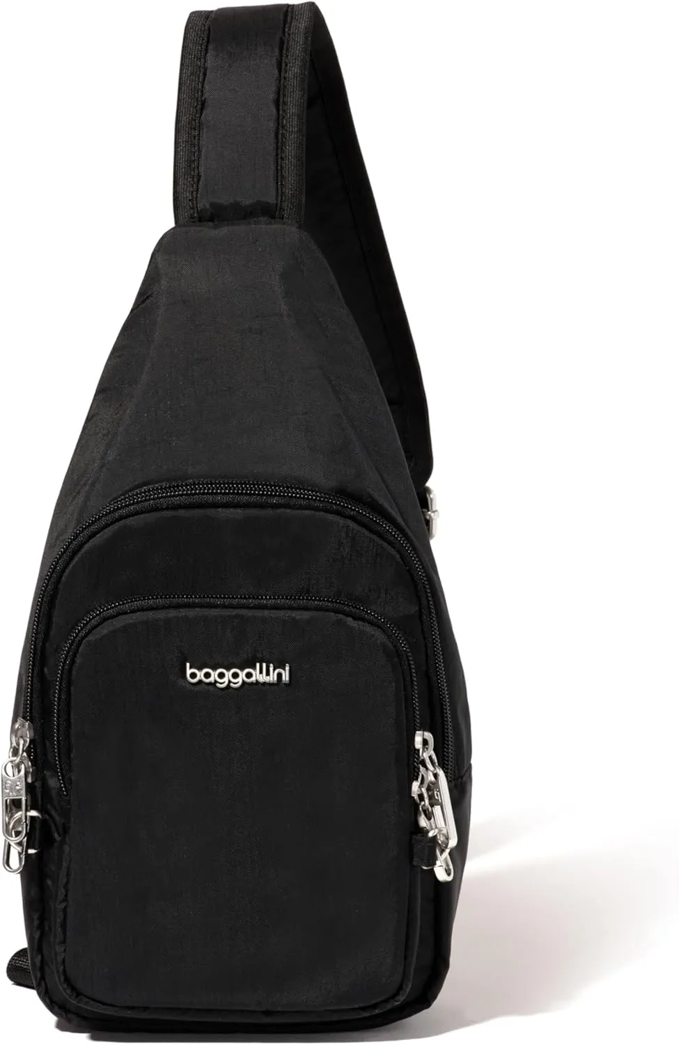 Baggallini Anti-Theft Daytripper Sling 7x12 Crossbody Travel Safe Bag W/Securtex Locking Zippers, Slash-Resistant & RFID