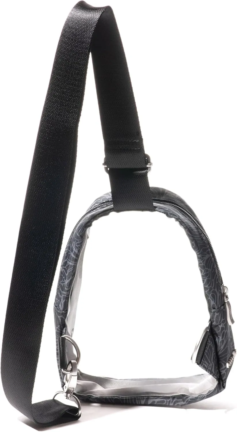 Baggallini Clear Stadium Mini Sling