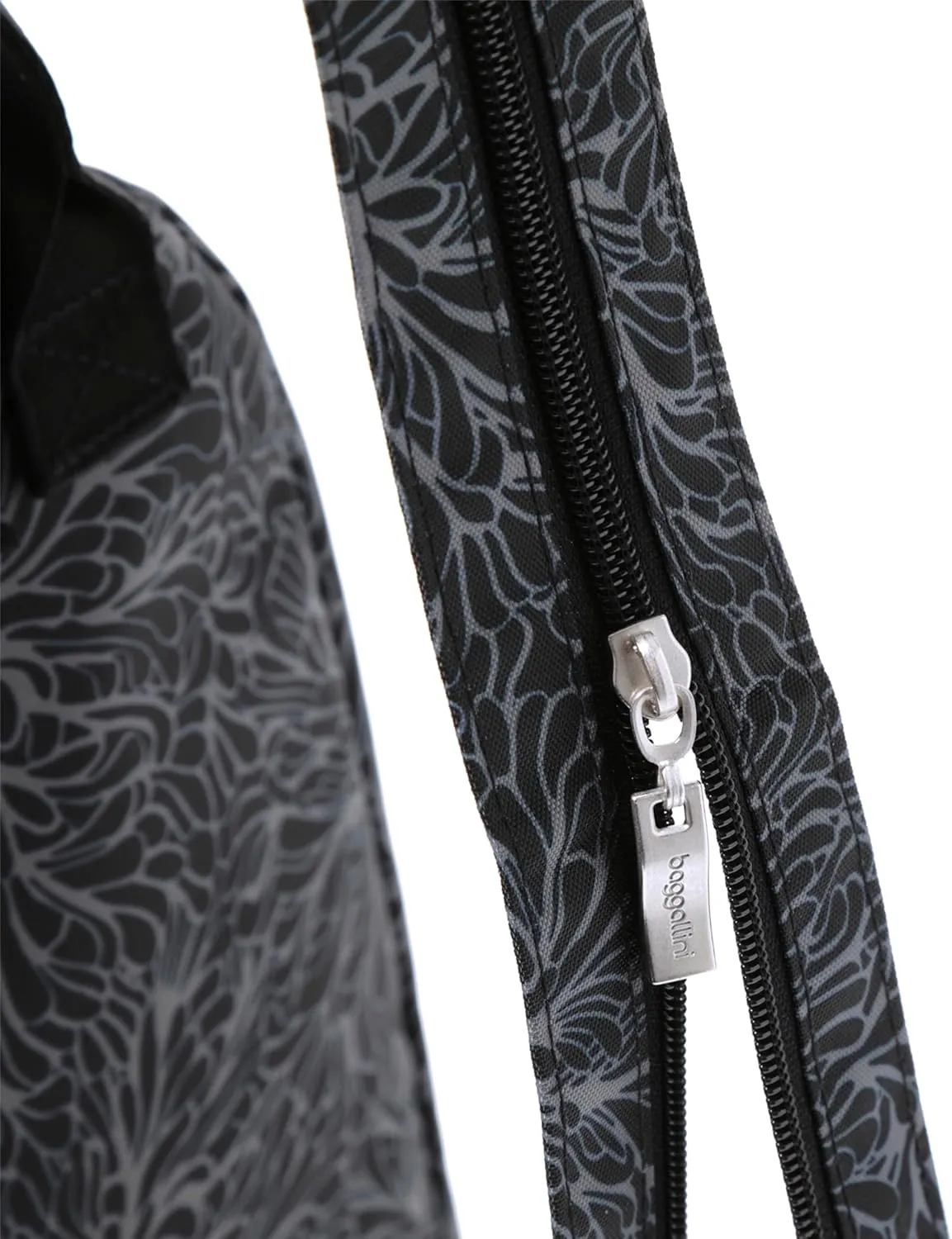 Baggallini Naples Convertible Small Daypack Sling Crossbody, Midnight Blossom