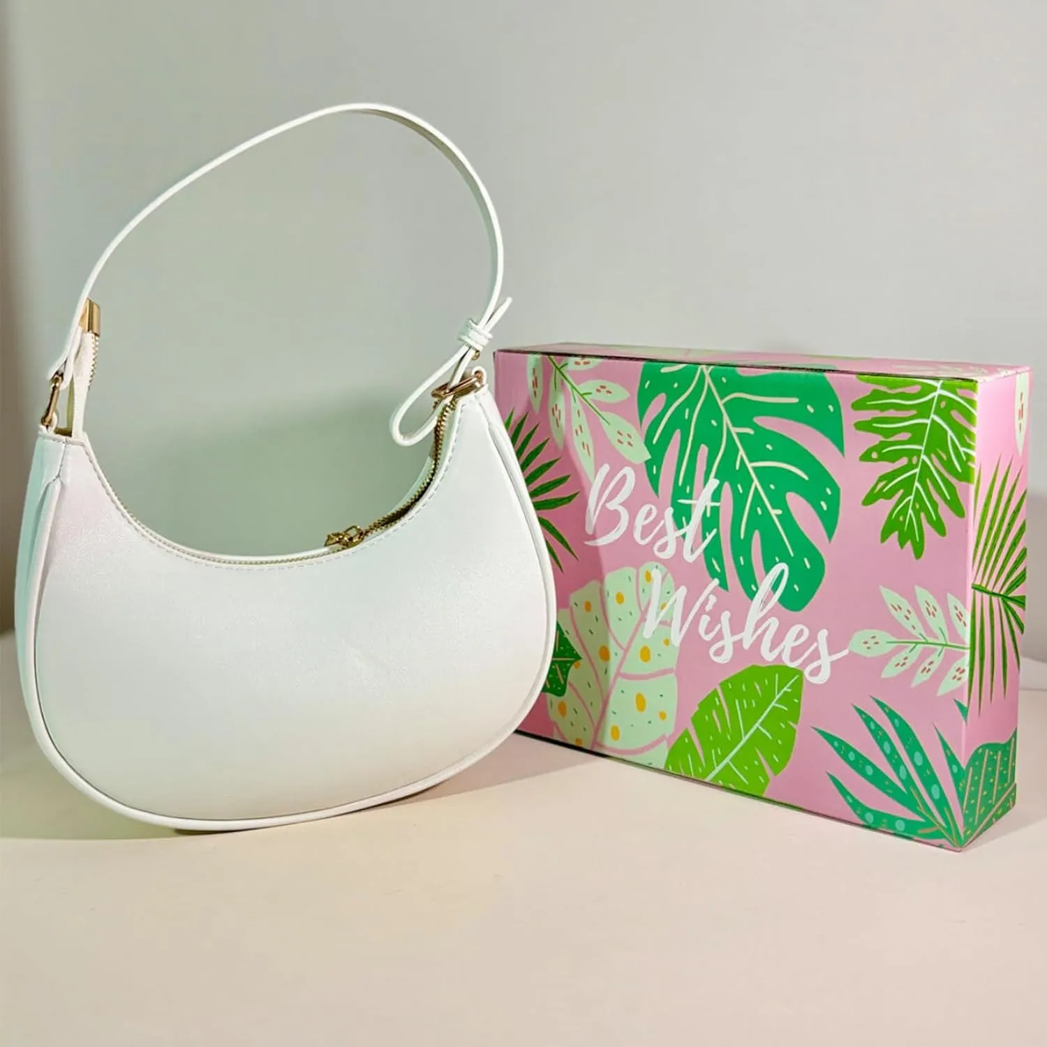 Barabum Retro Classic Hobo Clutch Shoulder Tote Clutch HandBag with Zipper Closure for Women