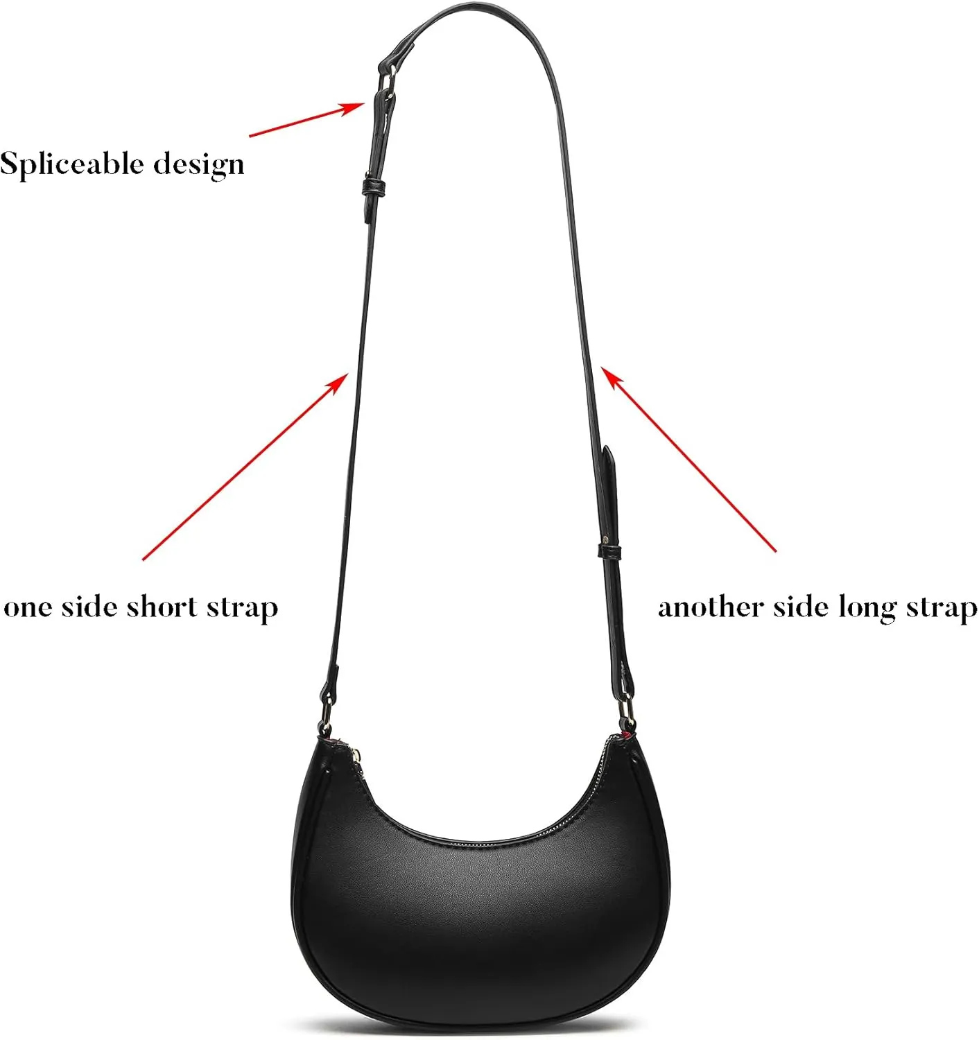 Barabum Retro Classic Hobo Clutch Shoulder Tote Clutch HandBag with Zipper Closure for Women
