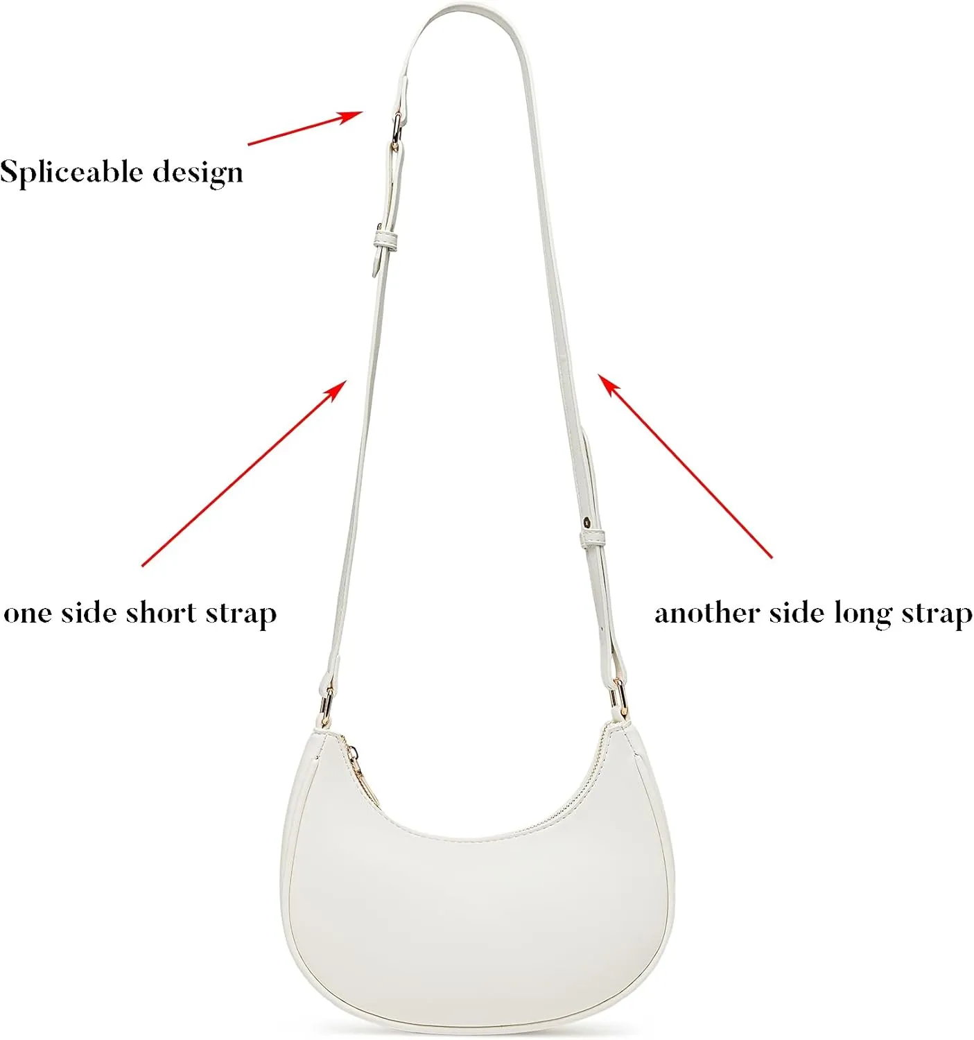 Barabum Retro Classic Hobo Clutch Shoulder Tote Clutch HandBag with Zipper Closure for Women