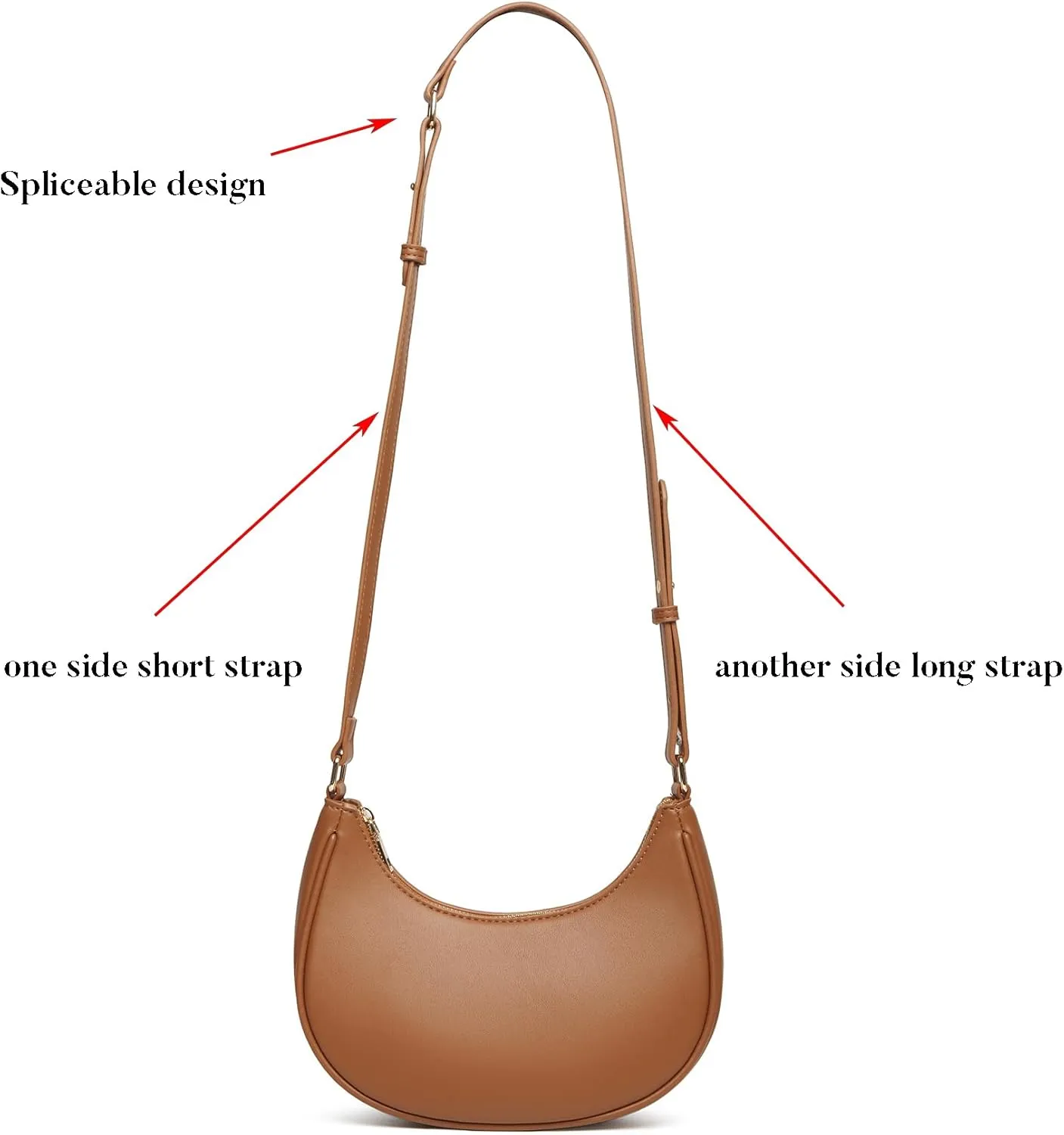 Barabum Retro Classic Hobo Clutch Shoulder Tote Clutch HandBag with Zipper Closure for Women