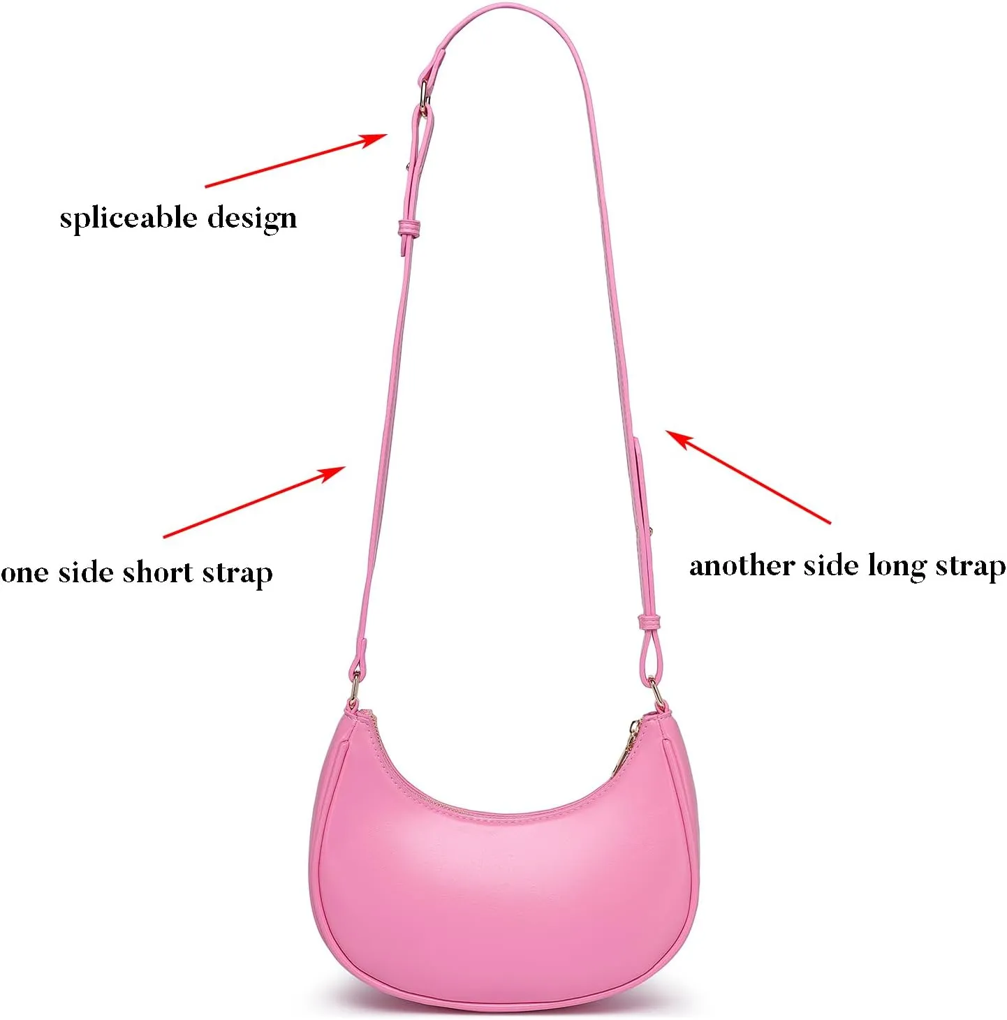 Barabum Retro Classic Hobo Clutch Shoulder Tote Clutch HandBag with Zipper Closure for Women