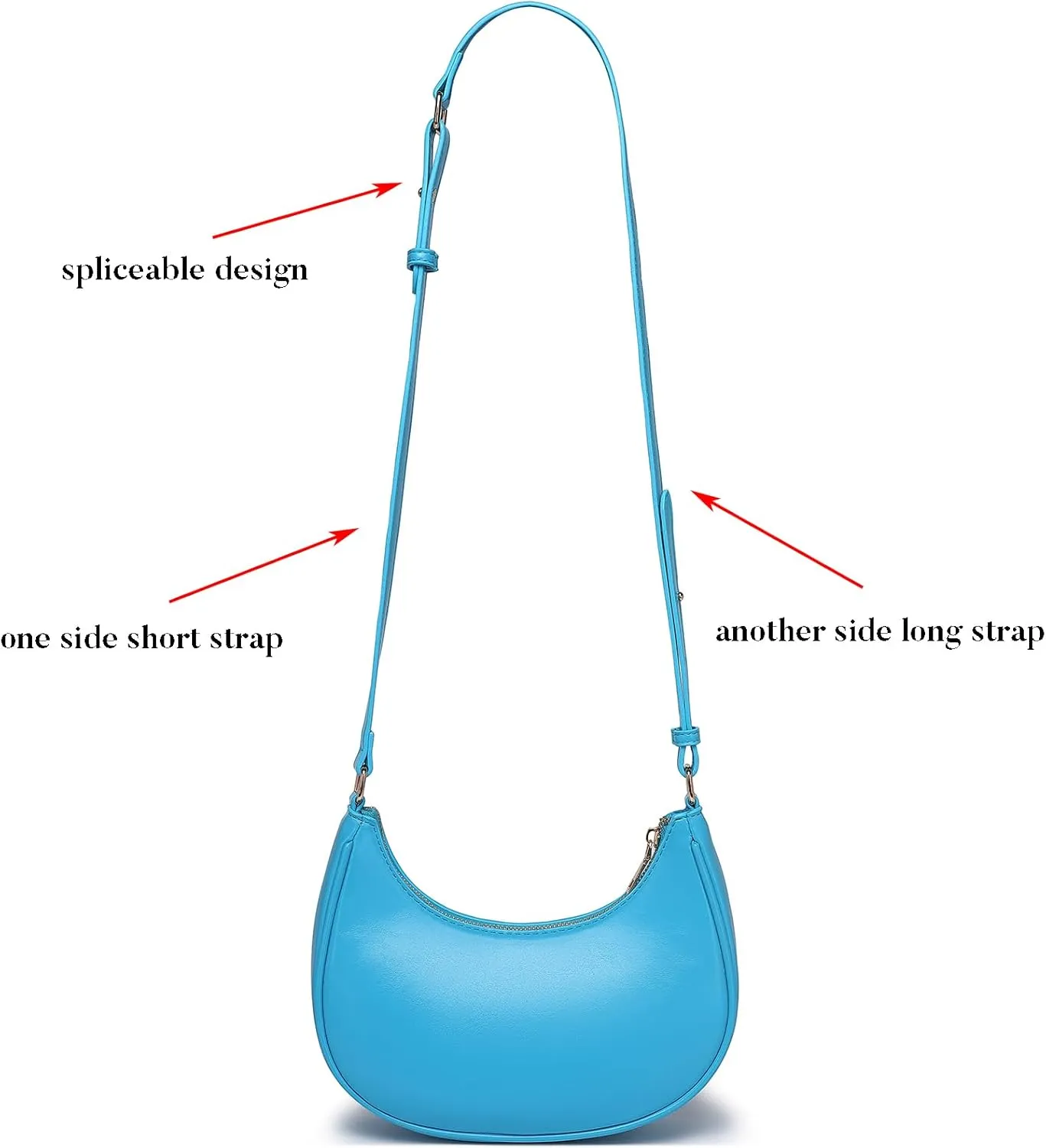 Barabum Retro Classic Hobo Clutch Shoulder Tote Clutch HandBag with Zipper Closure for Women